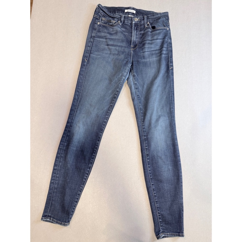 Good American Good‎ Legs High Rise Skinny Jeans Dark Wash Size 6/28
